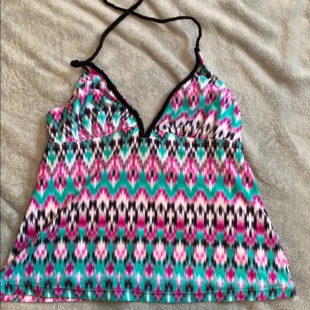 Mossimo Tankini Halter Swim Top - M